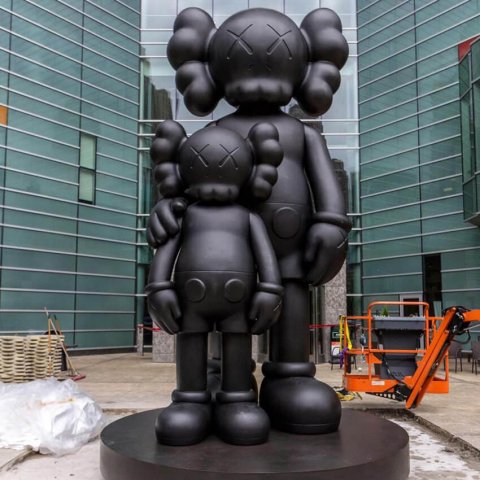 Life Life Size Kaws Sculpture for Sale, Home and Garden Decoration