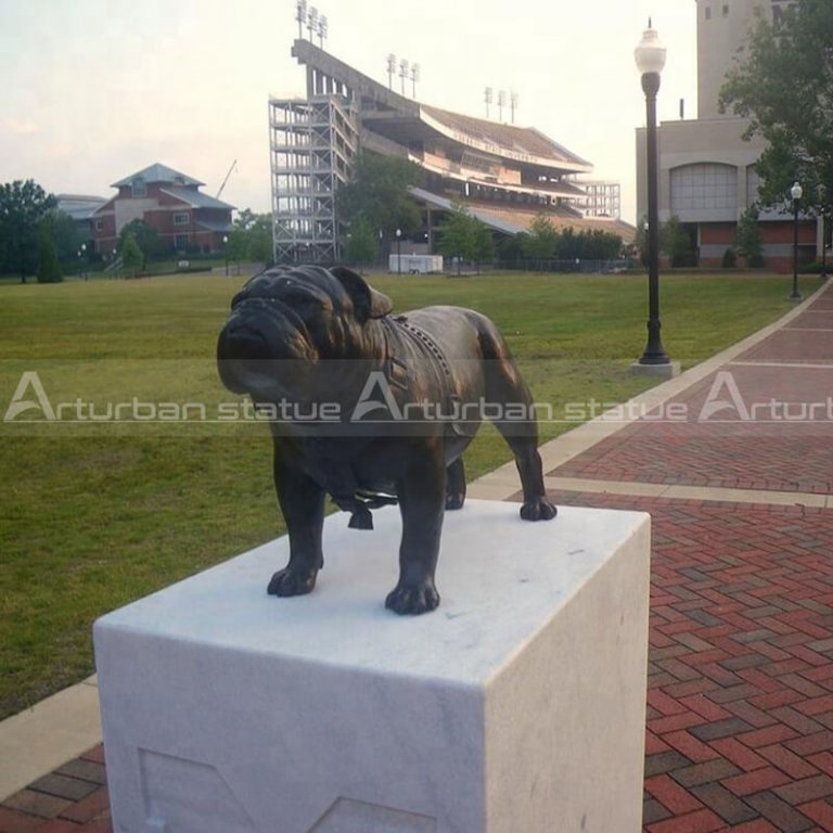 Life Size Bronze Bulldog Statue,English Bulldog Statue