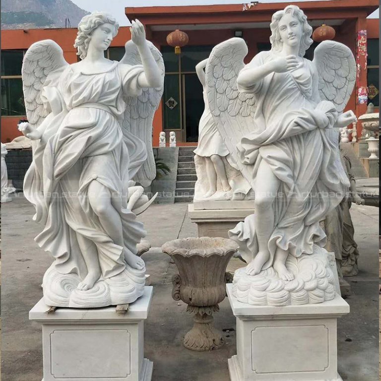 large resin angel statues