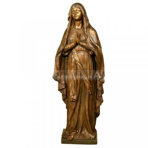 Statue Of The Virgin Mary bronze outdoor sculpture