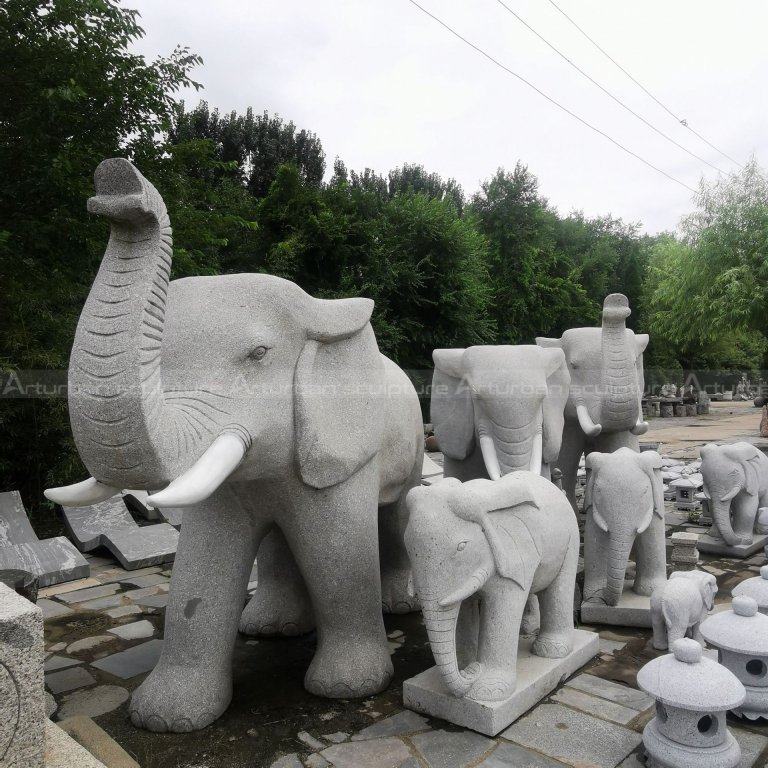 Outdoor Elephant Statue