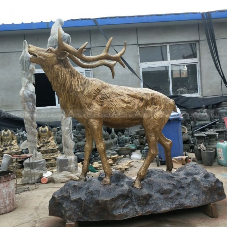 Life Size Stag Garden Ornament