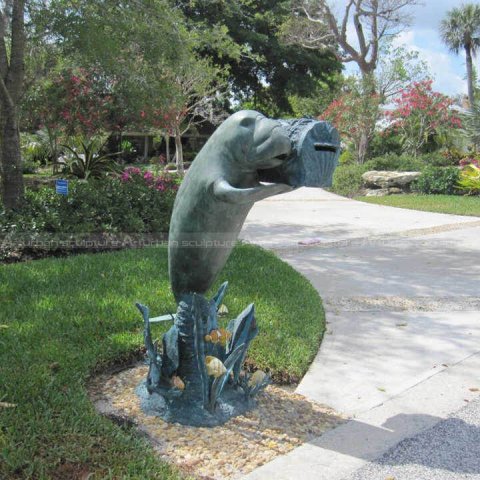 sea lion statue