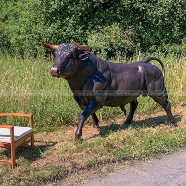 spanish bull statue