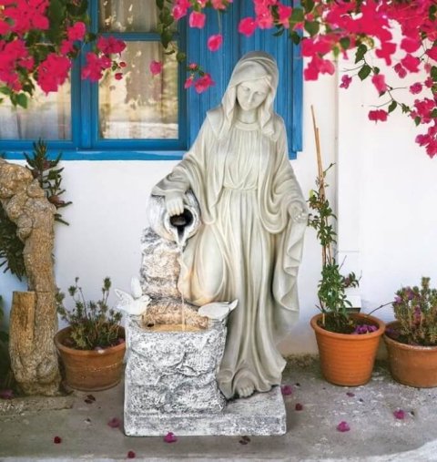 our lady of the waters statue