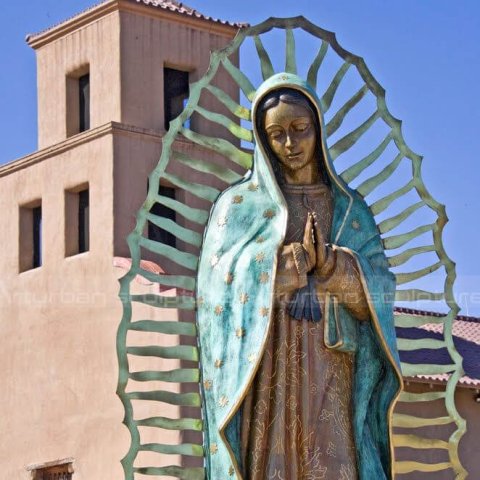virgin mary of guadalupe statue