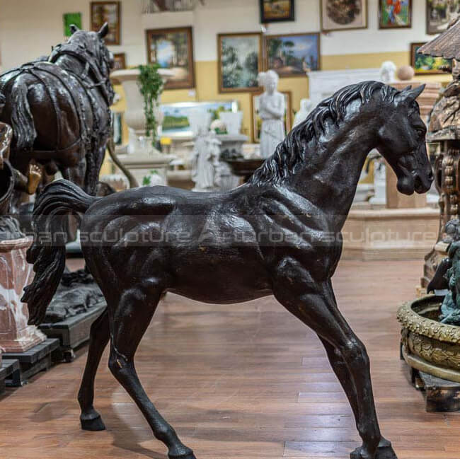 art deco horse sculpture