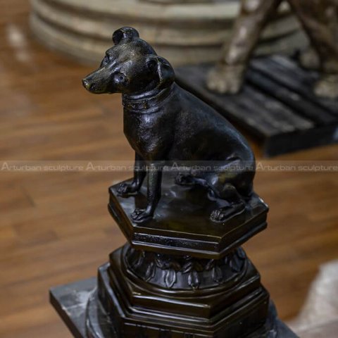 decorative dog sculpture