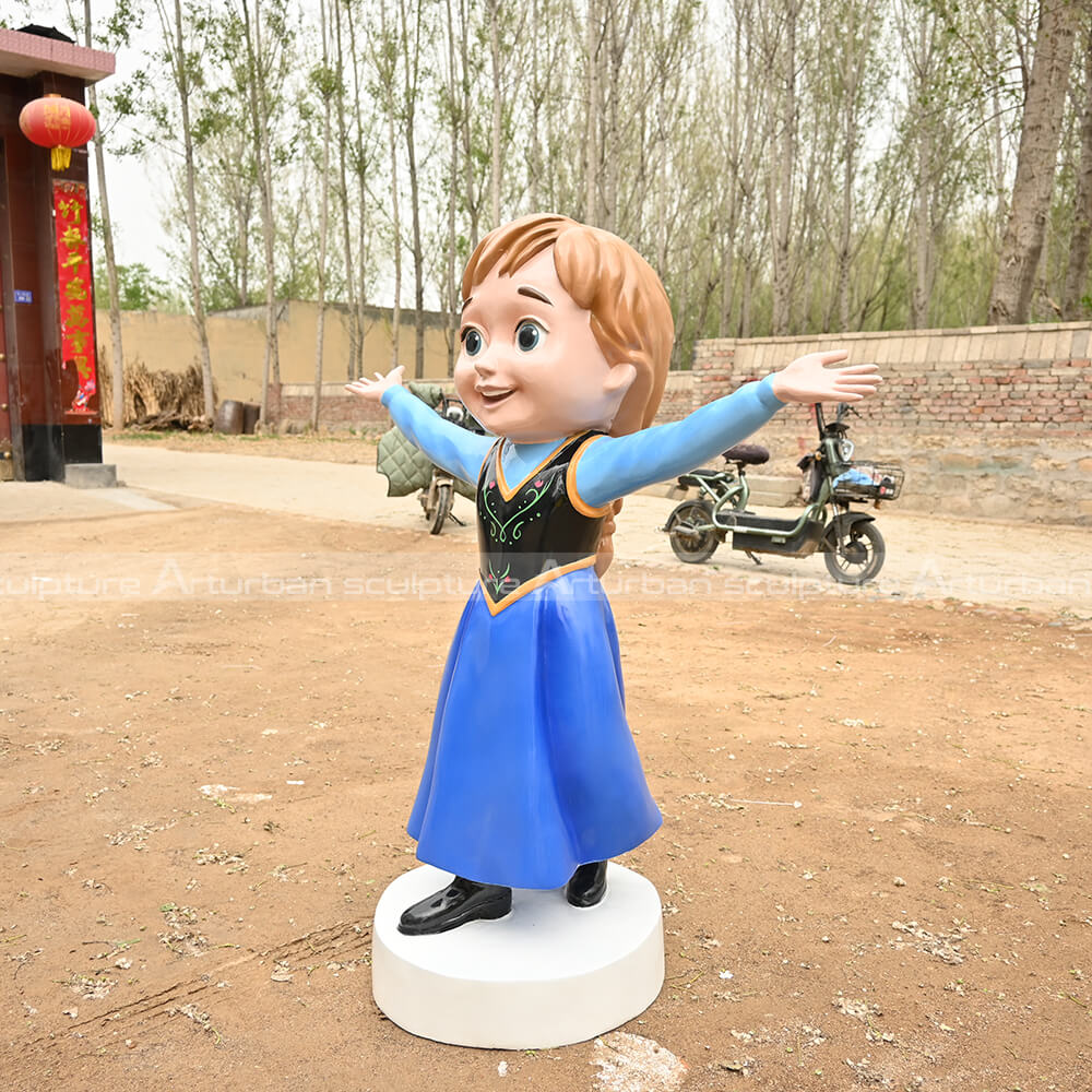 frozen anna statue