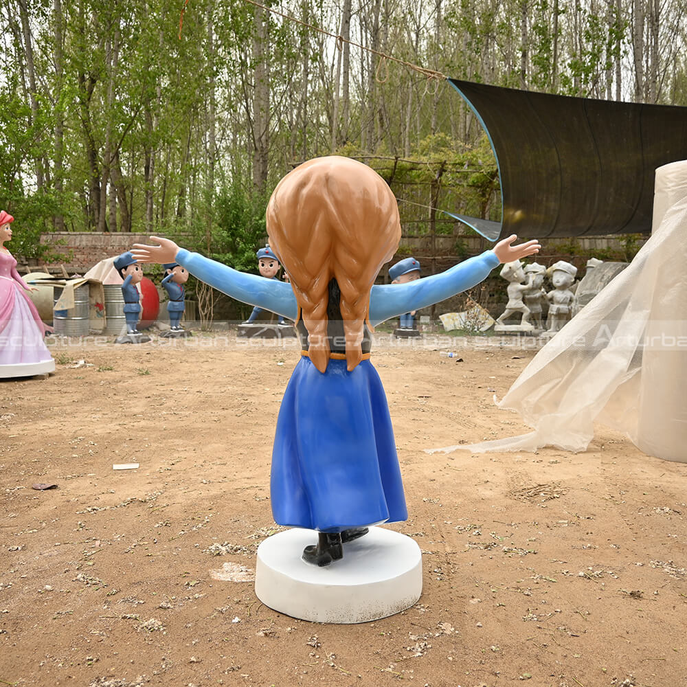 frozen anna statue