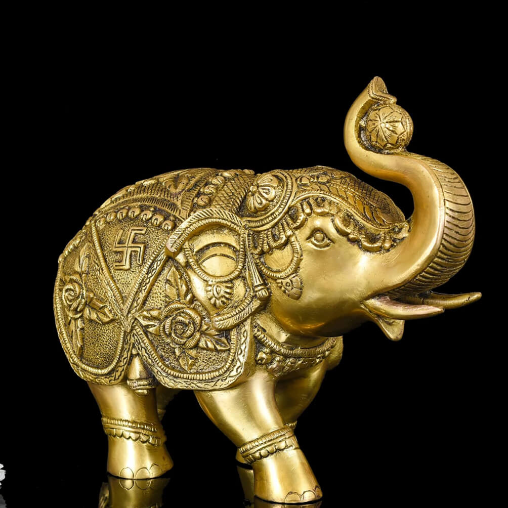 brass elpehant statue