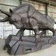 large bull statue