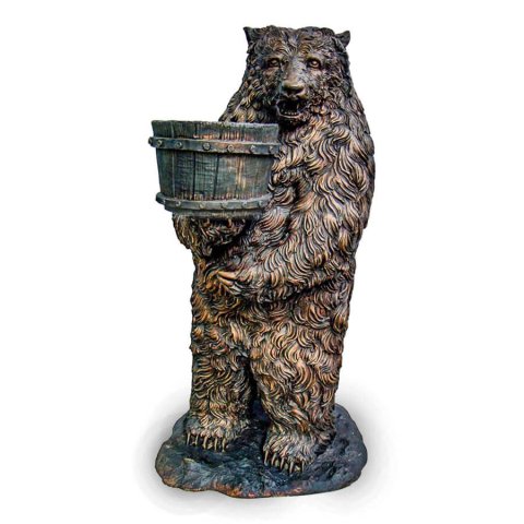 bear flower pot