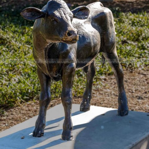 calf sculpture