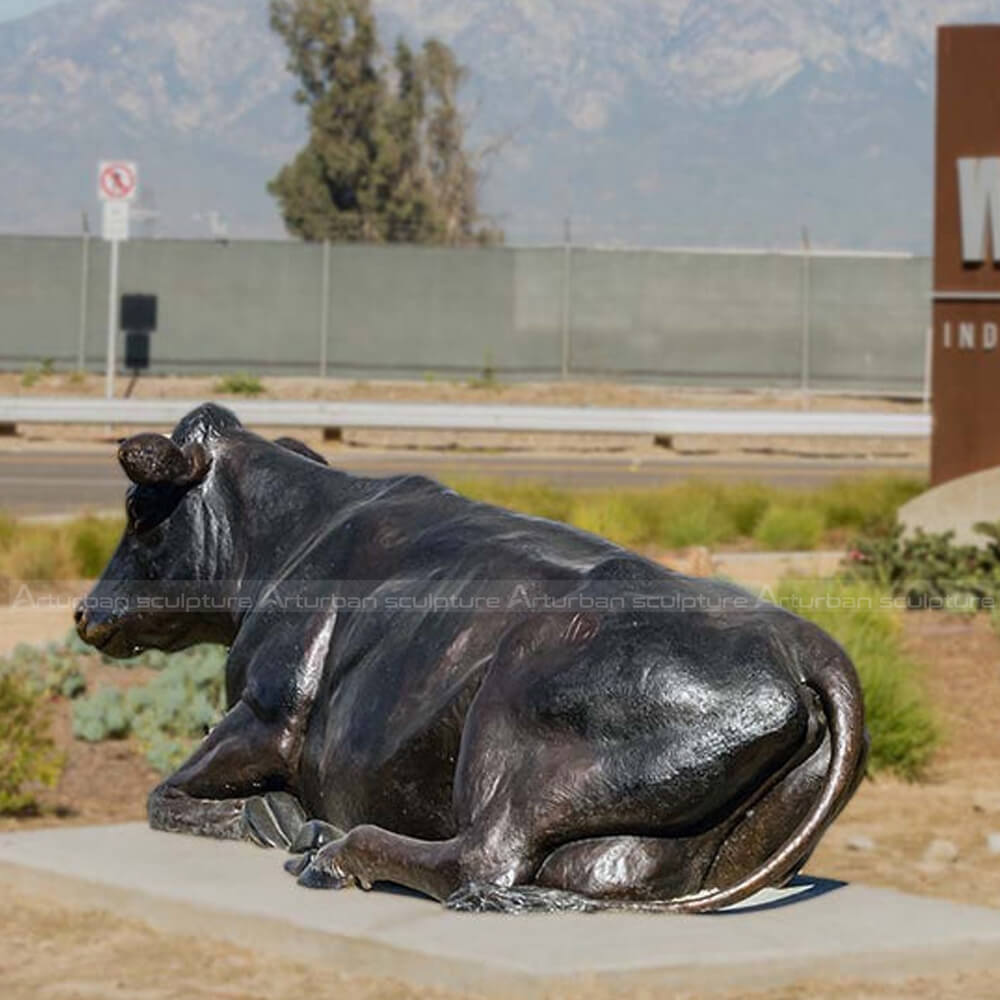 cow statue outdoor