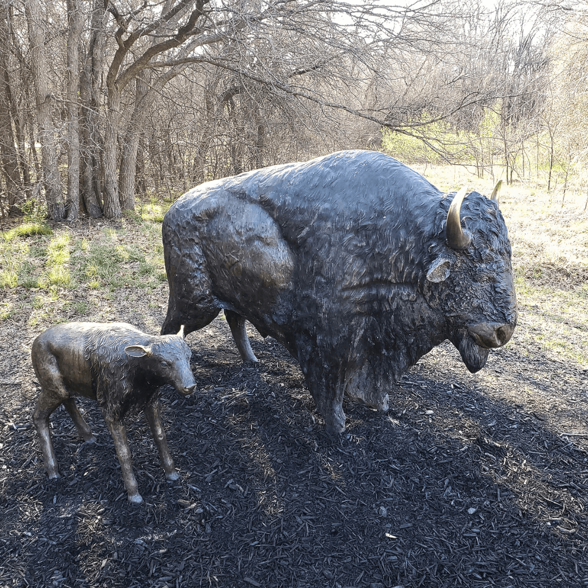 bison sculpture