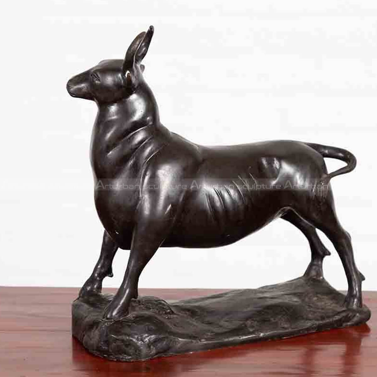 small bull statue