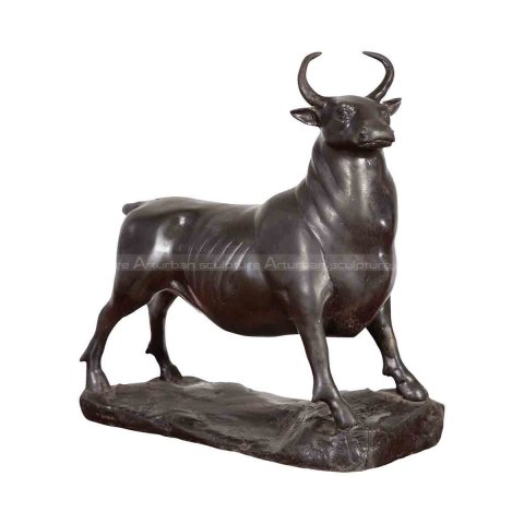 small bull statue