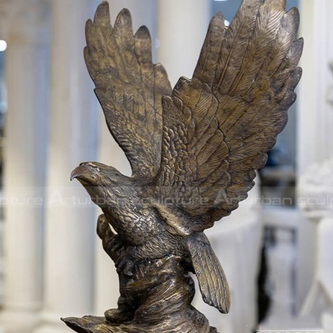 bald eagle sculptures