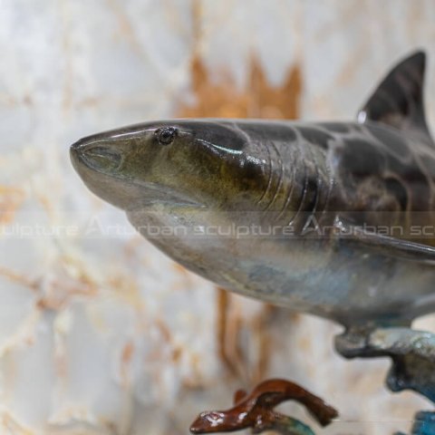 bass fish sculpture