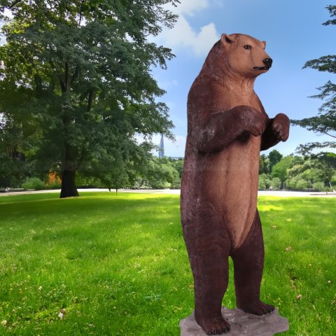 big bear statue