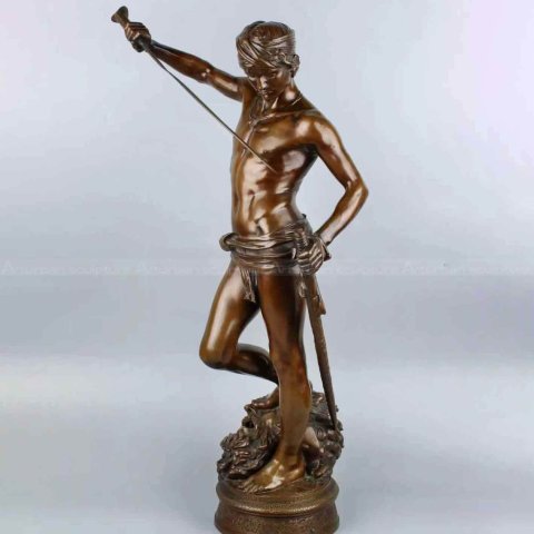bronze statue david
