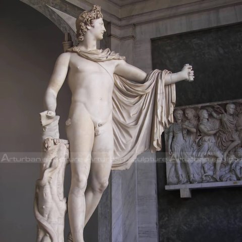 apollo greek god statue