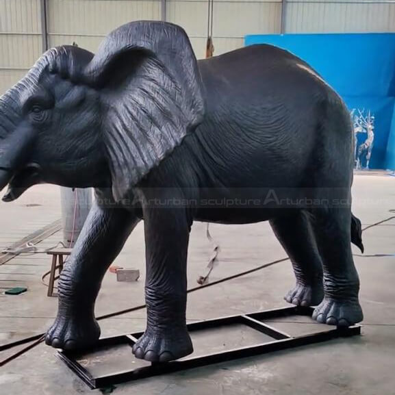 large elephant outdoor statue