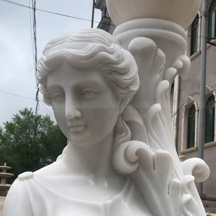 marble lady statues