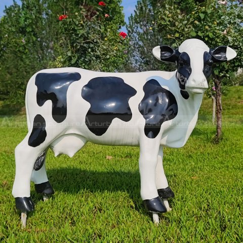 large cow sculpture