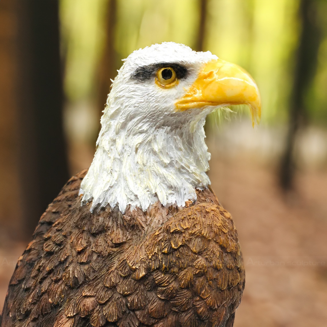 large outdoor eagle sculpture