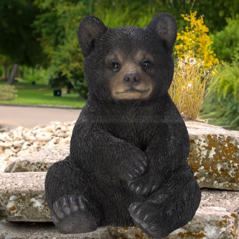 black bear outdoor decor