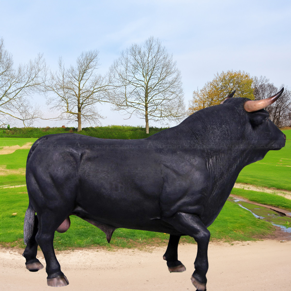 Bull Yard Statue