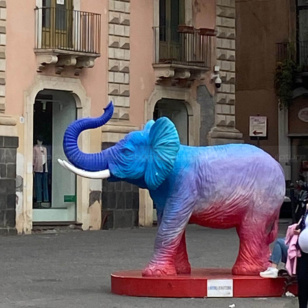 Colorful Elephant Statue