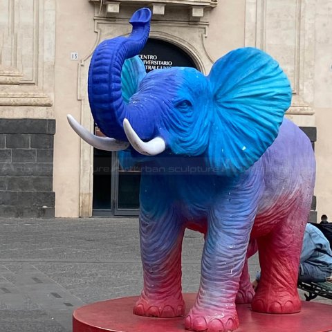 Colorful Elephant Statue