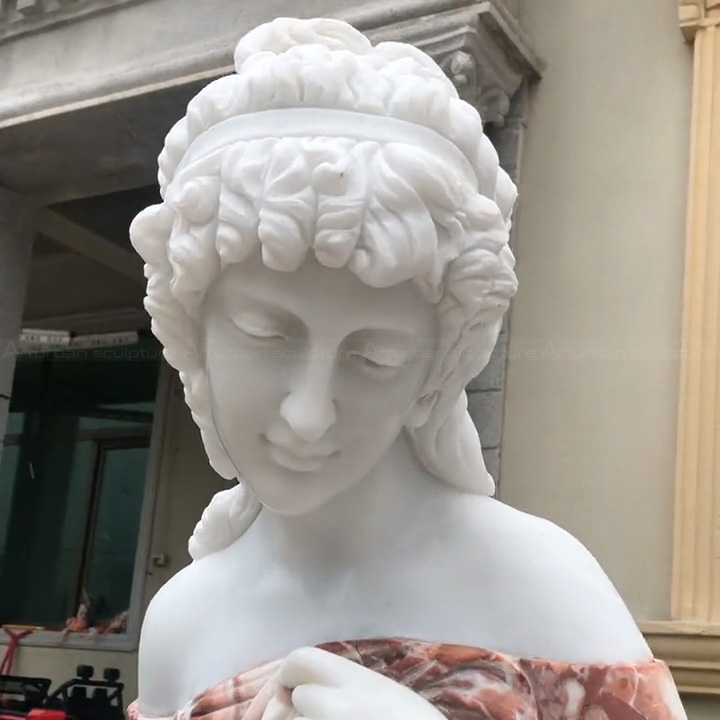 Fountain With Lady Statue