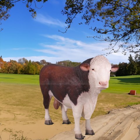 Hereford Bull Sculpture