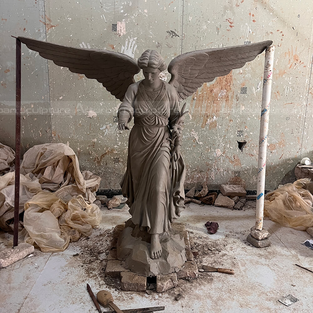 angel of bethesda fountain clay mold