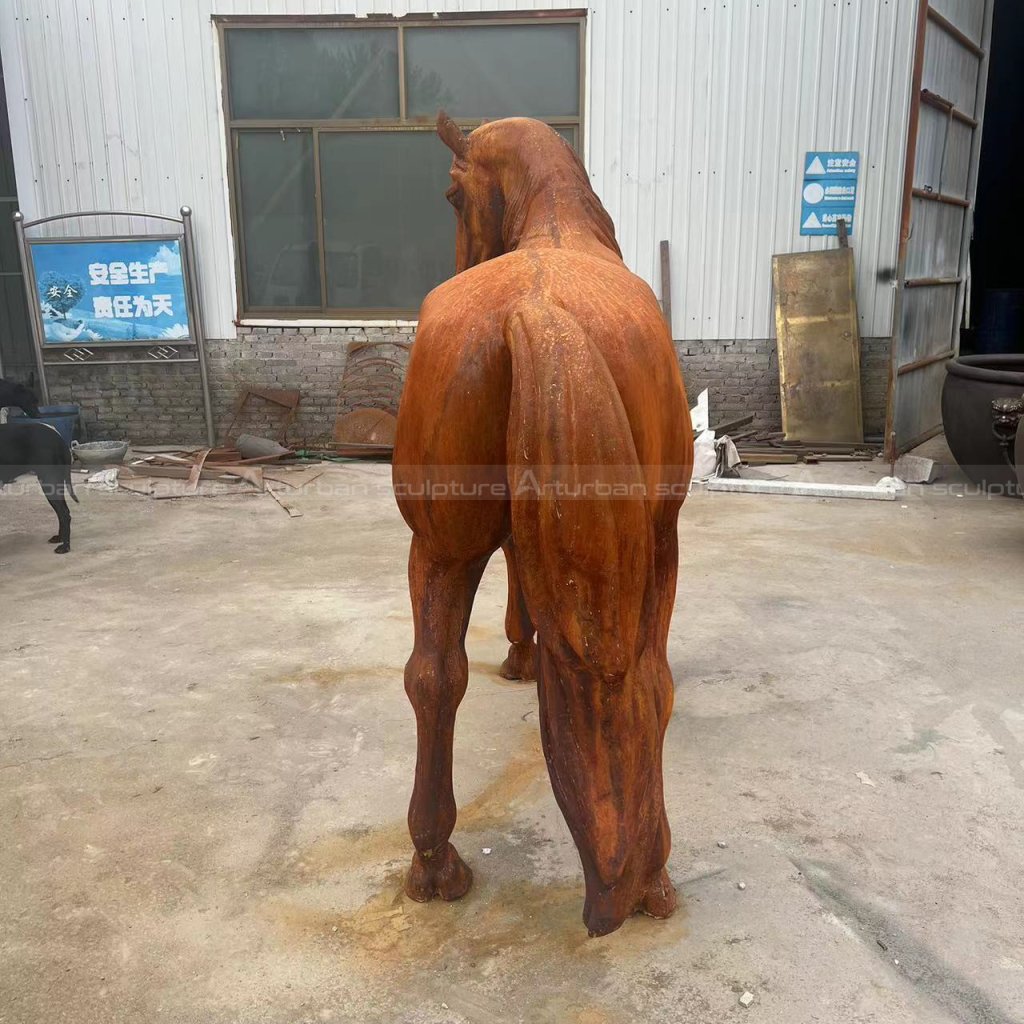 iron horse sculpture
