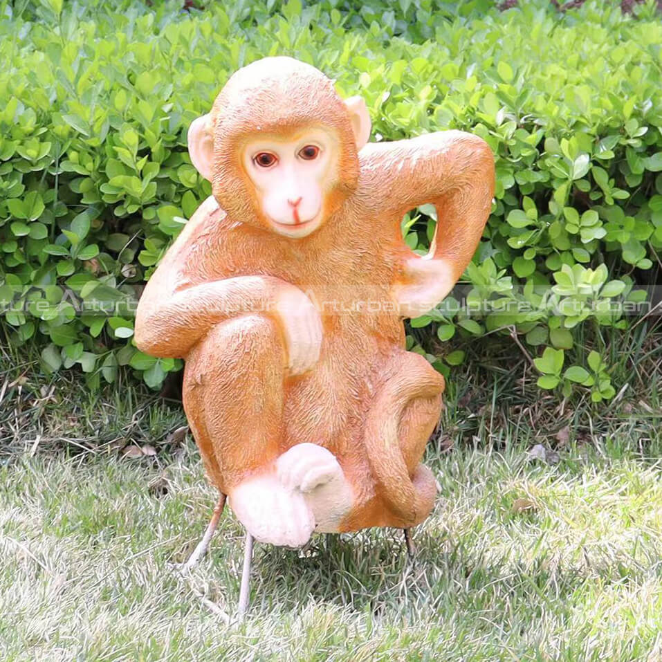 life size monkey statue