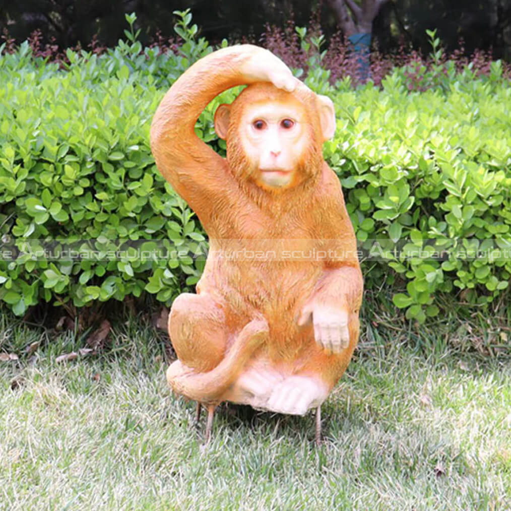 life size monkey statue