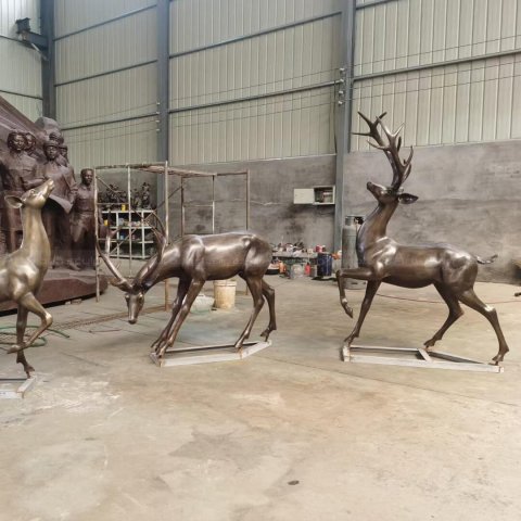 large deer lawn ornaments