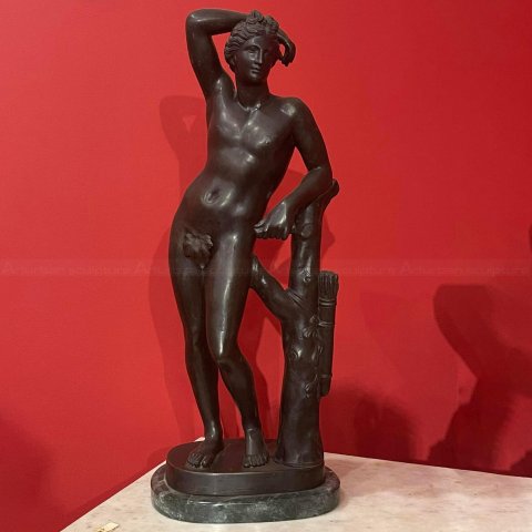bronze statue of apollo