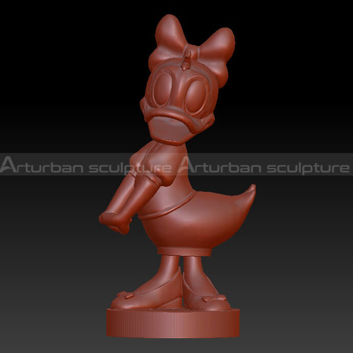 Daisy Duck Sculpture