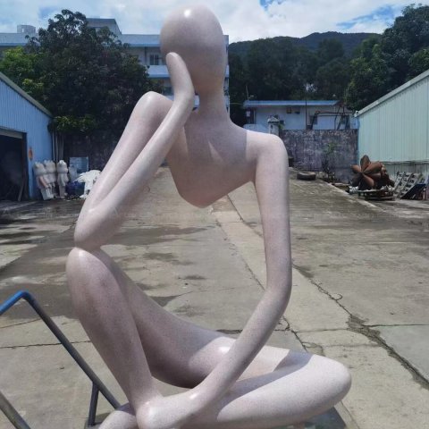 nordic abstract thinker statue