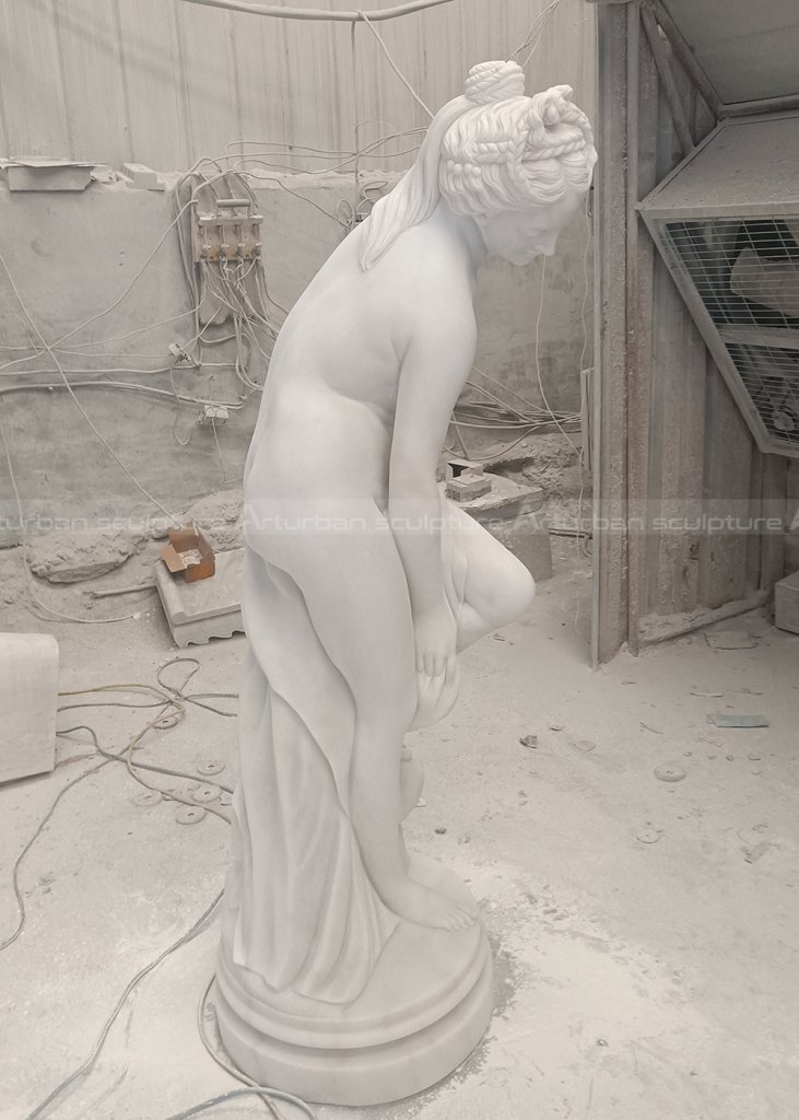 Aphrodite Bathing Sculpture