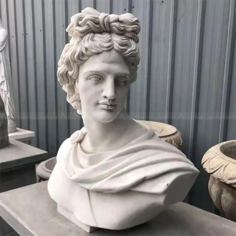 Apollo Marble Bust