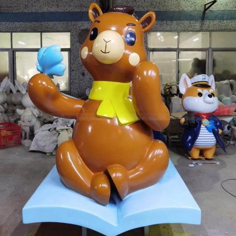 Cartoon Bear Statue