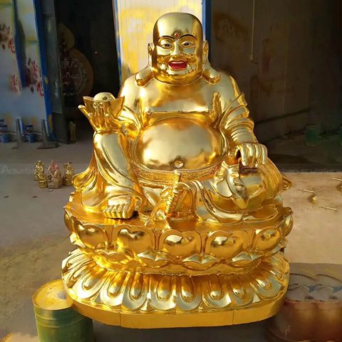 Gold Happy Buddha