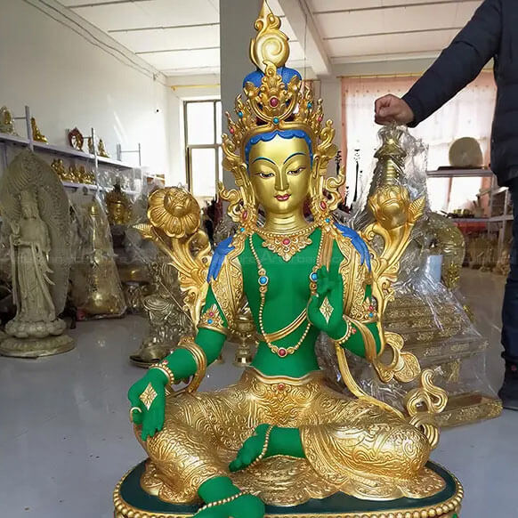 Green Tara Sculpture